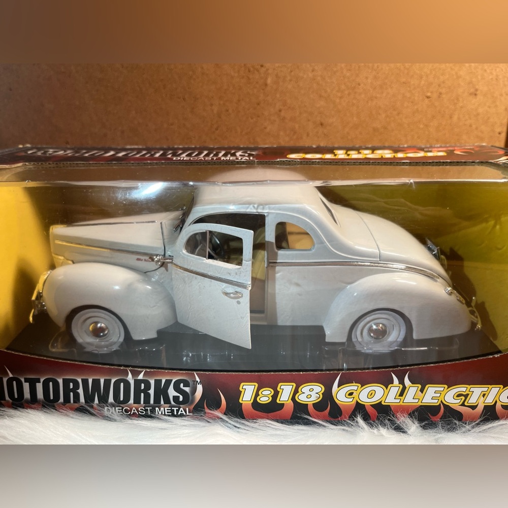 1940 Ford Coupe white motorworks 1:18 Die Cast Metal